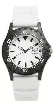 Часы CITIZEN Pop Color 10 ATM Водонепроницаемый дизайн Мужчины Женщины Дети Shopping Limited [Citizen Q&Q] Q&Q Diver s [Интернет-модель] белый