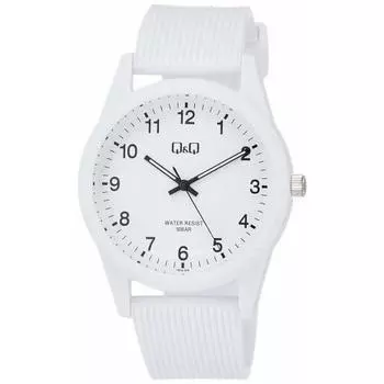 Часы Citizen Q&Q аналоговые водонепроницаемые с уретановым ремешком VS40-006 белого цвета