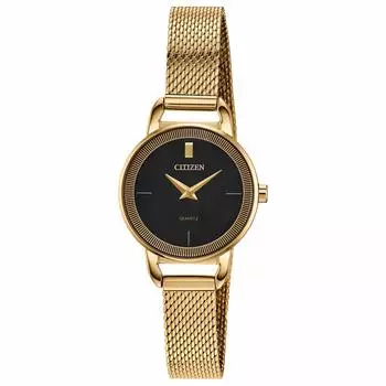 Часы Citizen Quartz из нержавеющей стали Classic Gold Tone Gold Classic женские (Модель EZ7002-54E), Тон,