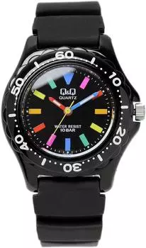 Часы CITIZEN с уретановым ремешком, цвет черный, мульти [Citizen] VR25-001 [Товар]