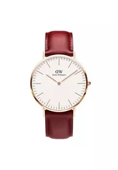 Часы Classic 40 Suffolk RG White DW00100120 Red [Daniel Wellington] Мужские