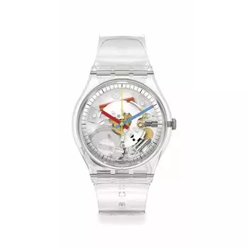 Часы CLEARLY GENT Прозрачные [Swatch] SO28K100-S06 чистый