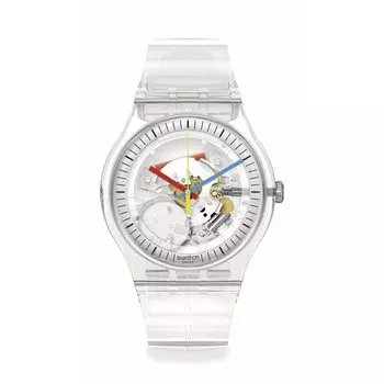 Часы CLEARLY NEW GENT Прозрачные [Swatch] SO29K100-S06 чистый