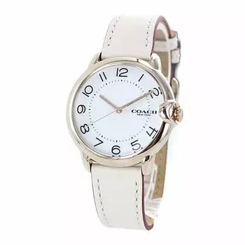 Часы COACH Arden Rose Gold White Ivory Leather 14503609 [Coach] Женские [Товар]