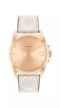 Часы Coach Grayson 14504113 Rose Gold Rose Gold Rose Strap Womens - Ремешок, Золотой,