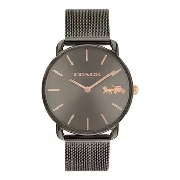 Часы Coach Original 14504385 Elliott 36 мм TT Серый циферблат Sunray Mesh [COACH] Женские (Серый IP/RG)