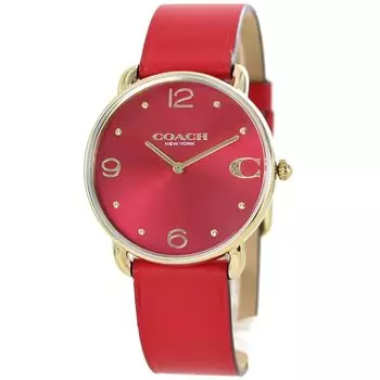 Часы COACH Red 60th Birthday Celebration Leather Watch 14504249 шт. Женские