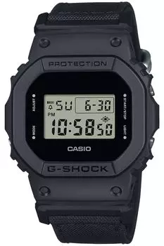 Часы Cross Band Utility черная серия CORDURA Eco Fabric Material Cross Band Black [Casio] G-Shock [] DW-5600BCE-1JF Мужские