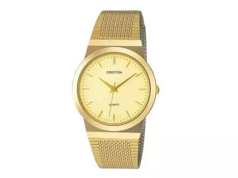 Часы CROTON RT-119M-4 мужские, браслет из нержавеющей стали, корпус из латуни, сделано в Японии