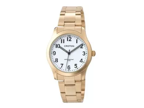 Часы CROTON RT-168M-B мужские, браслет из розового золота, корпус из легированной стали, НОВЫЕ