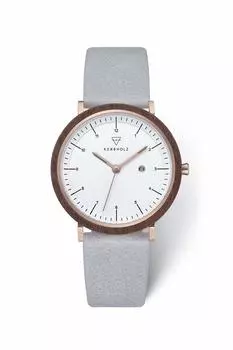 Часы Curbholz AMELIE деревянные, немецкий дизайн, водонепроницаемые, оригинальные, импортные, WAME9221, серые, женские серый