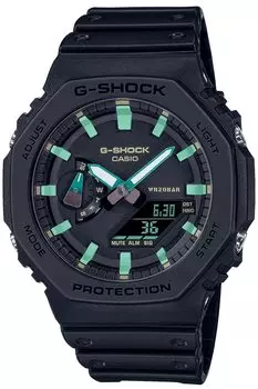 Часы ЦВЕТОВАЯ СЕРИЯ TEAL AND BROWN Черный [Casio] G-Shock GA-2100RC-1AJF Мужские