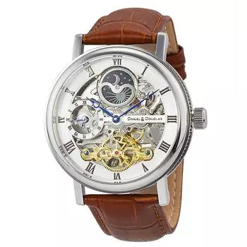 Часы Daniel Douglas Automatic Mechanical DD8806 Automatic Skeleton DANIEL&DOUGLAS Men s (DD8806-СВ) серебряный