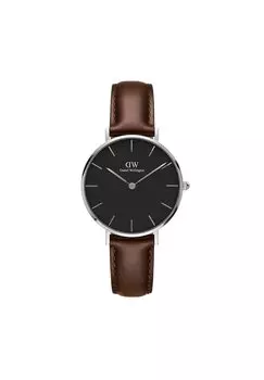 Часы Daniel Wellington Petite 32 Bristol S Black DW00100177 Brown [Daniel Wellington] чёрный