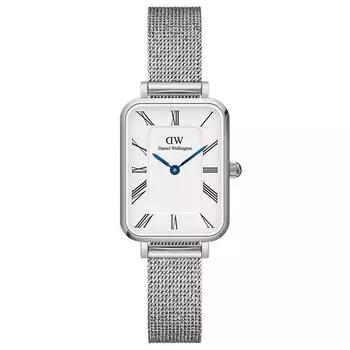 Часы Daniel Wellington QUADRO РИМСКИЕ ЦИФРЫ STERLING Blue Hands