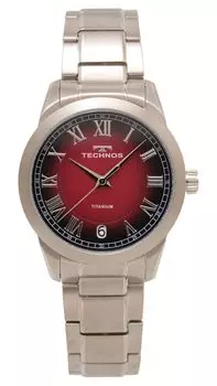 Часы Date Titanium T9B56IR Silver [Technos] Мужские