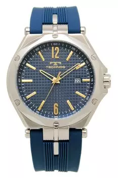 Часы Date Watch 10 ATM Water Resistant T8B66SN Blue [Technos] Мужские синий