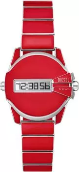 Часы Diesel Analog Digital Watch с ремешком из нержавеющей стали, мужские, DZ2192, Красный, Ремешок, Красный, Ремешок, Красный,
