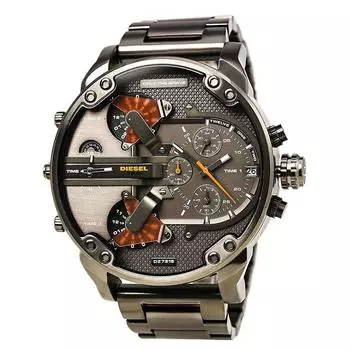 Часы DIESEL Daddy Chrono Quartz Watch DZ7315 Gunmetal Mr. Мужской