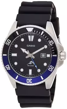 Часы Diver Watch Black Blue Overseas Model [Casio] MDV106B-1A1 Мужские [Товар]