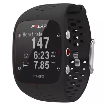 Часы для бега POLAR M430 GPS, черные, 90066337, японские [оригинальный продукт] чёрный