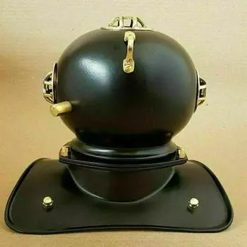 Часы для дайвинга ВМС США Mini Divers со шлемом из стали, винтажные часы для дайвинга, подарок