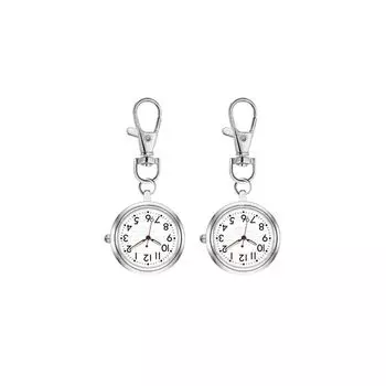 Часы для медсестры карманные часы перевернутые часы брелок для ключей светящийся ночник работающий от батареек аналоговый циферблат милый модный медсестра детский сад учитель унисекс