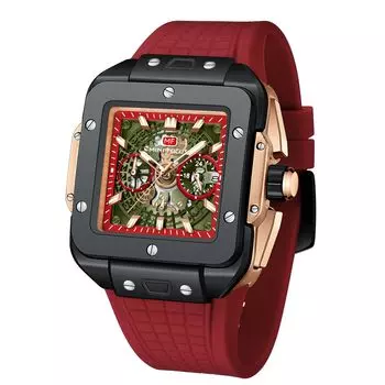 Часы для мужчин, кварцевые с функцией supwatch, дата, силиконовый ремешок, водонепроницаемость 3ATM, прочные, стильные, простые, рейтинг, повседневные, для учебы и работы, аналоговые