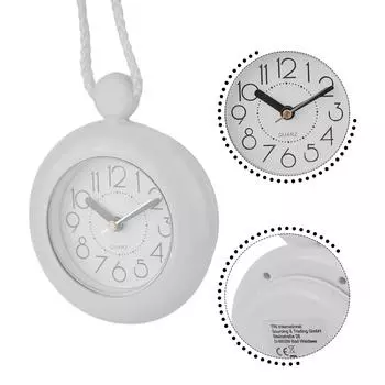 Часы для ванной комнаты, водонепроницаемые, подвесные часы для спальни и кухни, изготовленные из материалов, добавляют стиль и функциональность вашему пространству