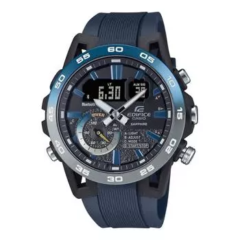 Часы Edifice [Casio] [Nighttime Drive Series Bluetooth Equiped ECB-40YNP-1AJF мужские темно-синие