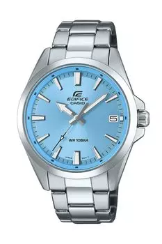 Часы Edifice серебристые [Casio] [] EFV-100DJ-2BJF мужские синий