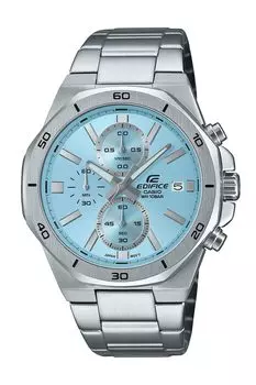Часы Edifice серебристые [Casio] [] EFV-640DJ-2BJF мужские синий