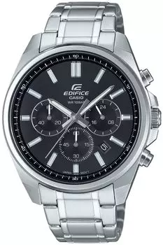 Часы Edifice Серебряные [Casio] []EFV-650DJ-1AJF EFV-650DJ-1AJF Мужские чёрный