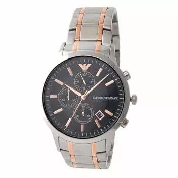Часы EMPORIO ARMANI Chronograph Renato Quartz AR11165 Black [Emporio Armani] Мужские [Товар]