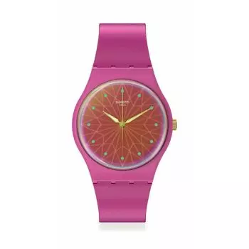 Часы FANTASTIC FUCHSIA SO28P110 Pink [Swatch] розовый