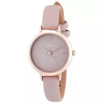 Часы Fieldwork Analog NF Ashley Nickel Free Pink Gold Leather Strap ASS162-3 женские розовые