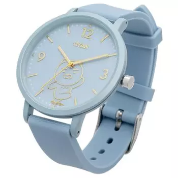 Часы Fieldwork Kakao Friends Analog Silicone Belt Watch G Ryan Blue [Fieldwork] Женские KKO001-4 синий