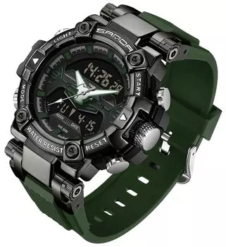 Часы findtime 2024 мужские цифровые наручные часы с двойным временем аналоговые военные часы секундомер будильник водонепроницаемые спортивные часы беговые часы светящиеся