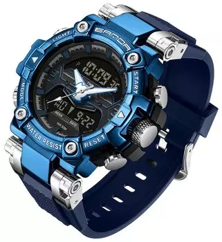 Часы findtime 2024 мужские цифровые наручные часы с двойным временем аналоговые военные часы секундомер будильник водонепроницаемые спортивные часы беговые часы светящиеся