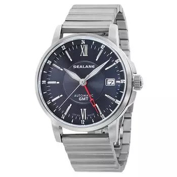 Часы Flame Sea Lane, серебристые [Sun Co., Ltd.] SER03J-MBK, мужские