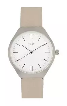 Часы FLAT Matte Case Watch MOC Ladies Beige [Подписаться] E01321S-1 бежевый