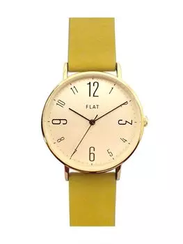 Часы FLAT Simple Belt YE Yellow [Подписаться] H02118S-1 Женские жёлтый