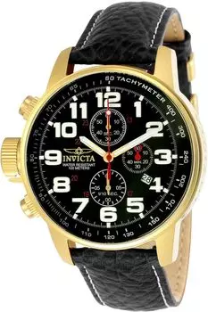 Часы Force Chronograph 3330 оригинальные импортные черные [Invicta] мужские [Товары] розовый