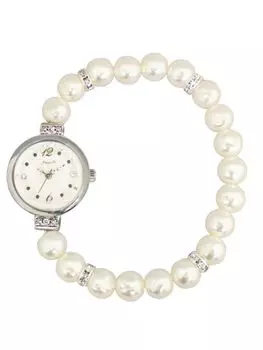 Часы fragola Pearl Bracelet Watch SV White [Подписаться] N06618A-5 Женские серебряный