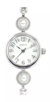 Часы fragola Pearl Stone Bracelet Watch SV Silver [Подписаться] N03723A-4 Женские серебряный