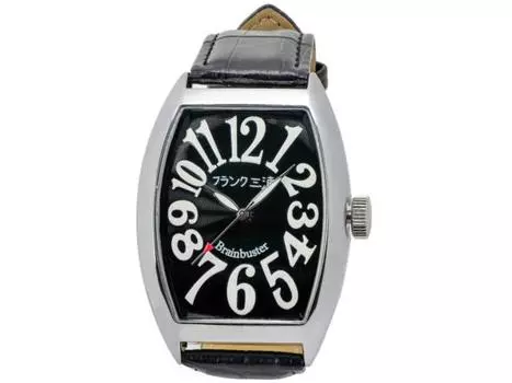 Часы Frank MIURA Volume 6 Magnum с кожаным ремнем, черный Brainbuster FM06K-B НОВИНКА