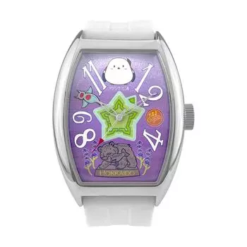 Часы Фрэнка Миуры Местная модель Симаэнага Клионе Префектура Фиолетовый Белый Мужские (Хоккайдо)