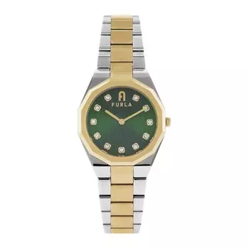 Часы FURLA 1927 WW00052002L4 Gold [Furla] Женские [Товар] зелёный