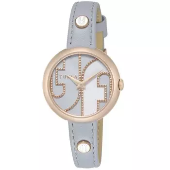 Часы FURLA COSY Cozy Blue Dial Stainless Steel Quartz Watch Jewelry Accessory WW00005015L3 [Furla] 30.5MM Womens серебряный