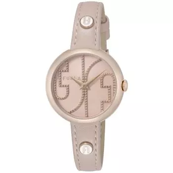 Часы FURLA COSY с розовым циферблатом из нержавеющей стали, кварцевые часы, ювелирные изделия, аксессуар WW00005012L3 [Furla] 30,5 мм, женские розовый